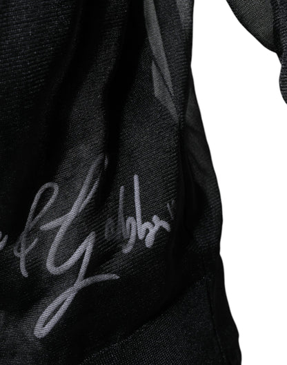 Dolce &amp; Gabbana Schwarzer Polyester-Pullover