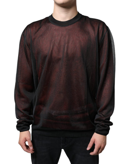Dolce &amp; Gabbana Braunes Polyester-Pullover-Sweatshirt
