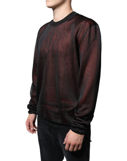 Dolce &amp; Gabbana Braunes Polyester-Pullover-Sweatshirt
