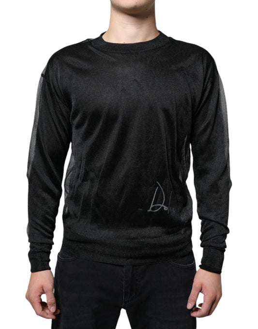 Dolce &amp; Gabbana Schwarzer Polyester-Pullover