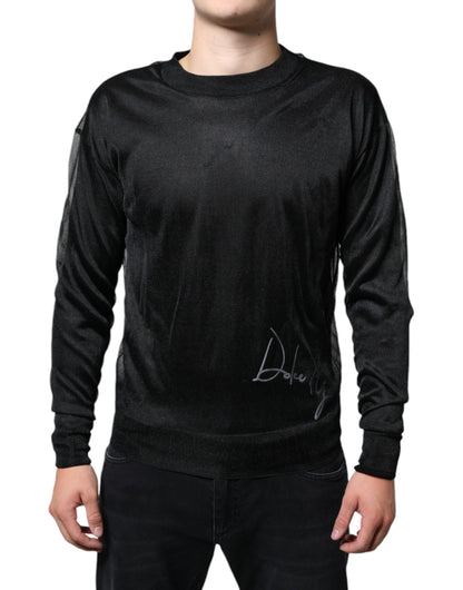 Dolce &amp; Gabbana Schwarzer Polyester-Pullover