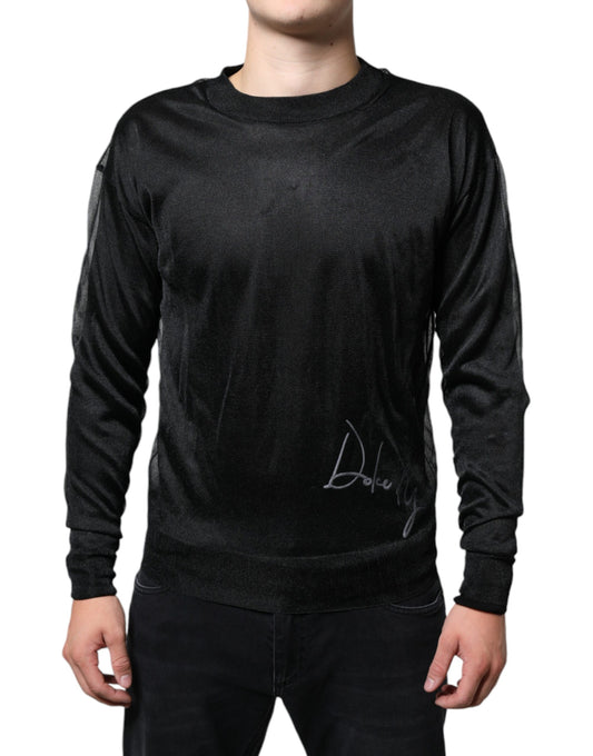 Dolce &amp; Gabbana Schwarzer Polyester-Pullover