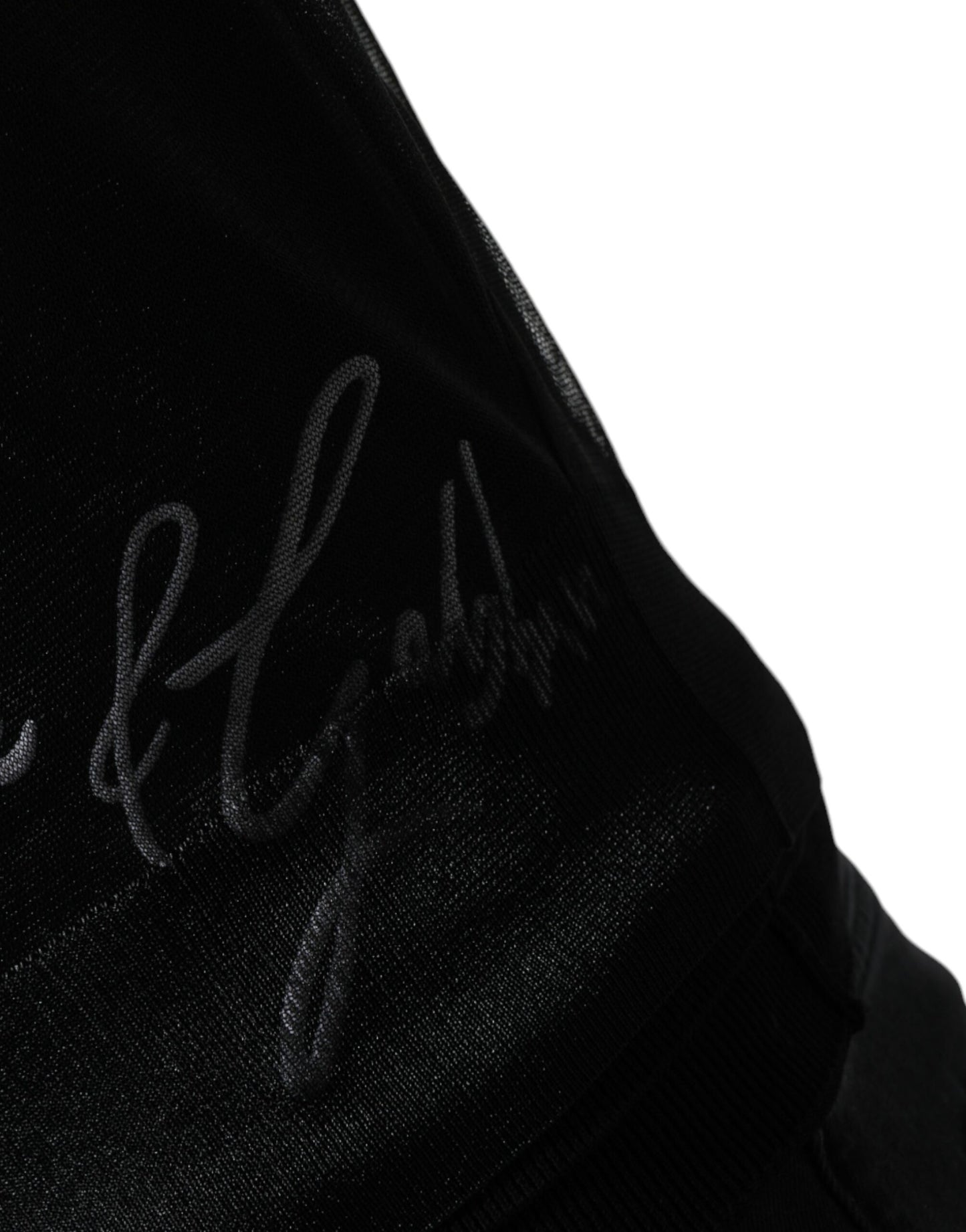 Dolce &amp; Gabbana Schwarzer Polyester-Pullover