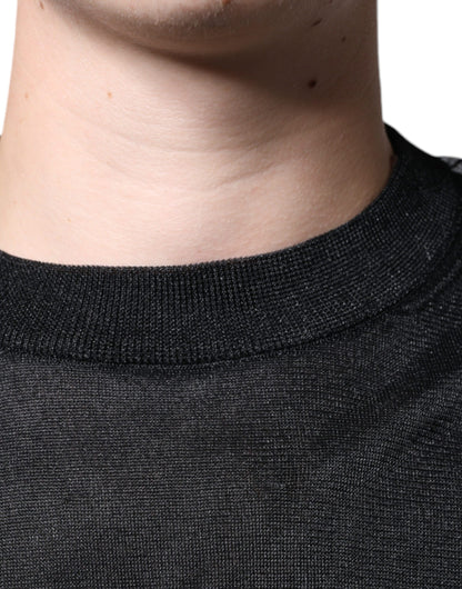 Dolce &amp; Gabbana Schwarzer Polyester-Pullover
