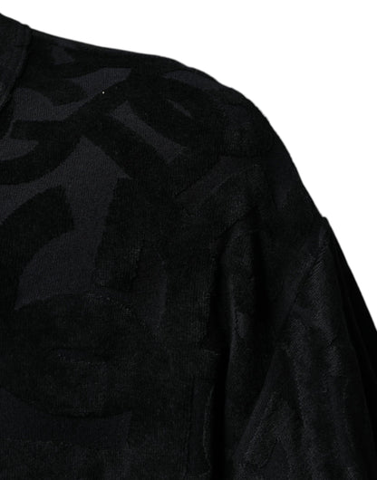 Dolce &amp; Gabbana – Schwarzes T-Shirt mit DG Mania-Logoprint