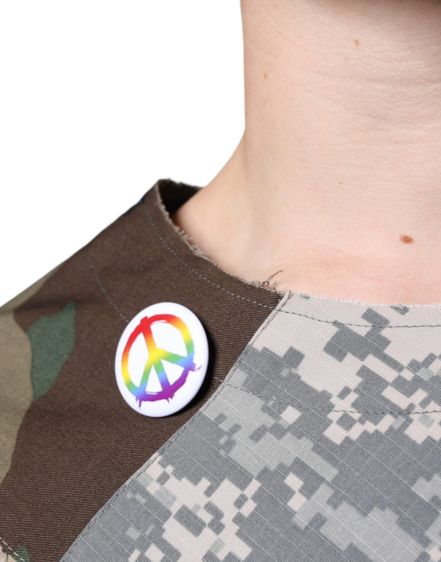 Dolce &amp; Gabbana Mehrfarbiges Camouflage-Patchwork-DG Royal-T-Shirt