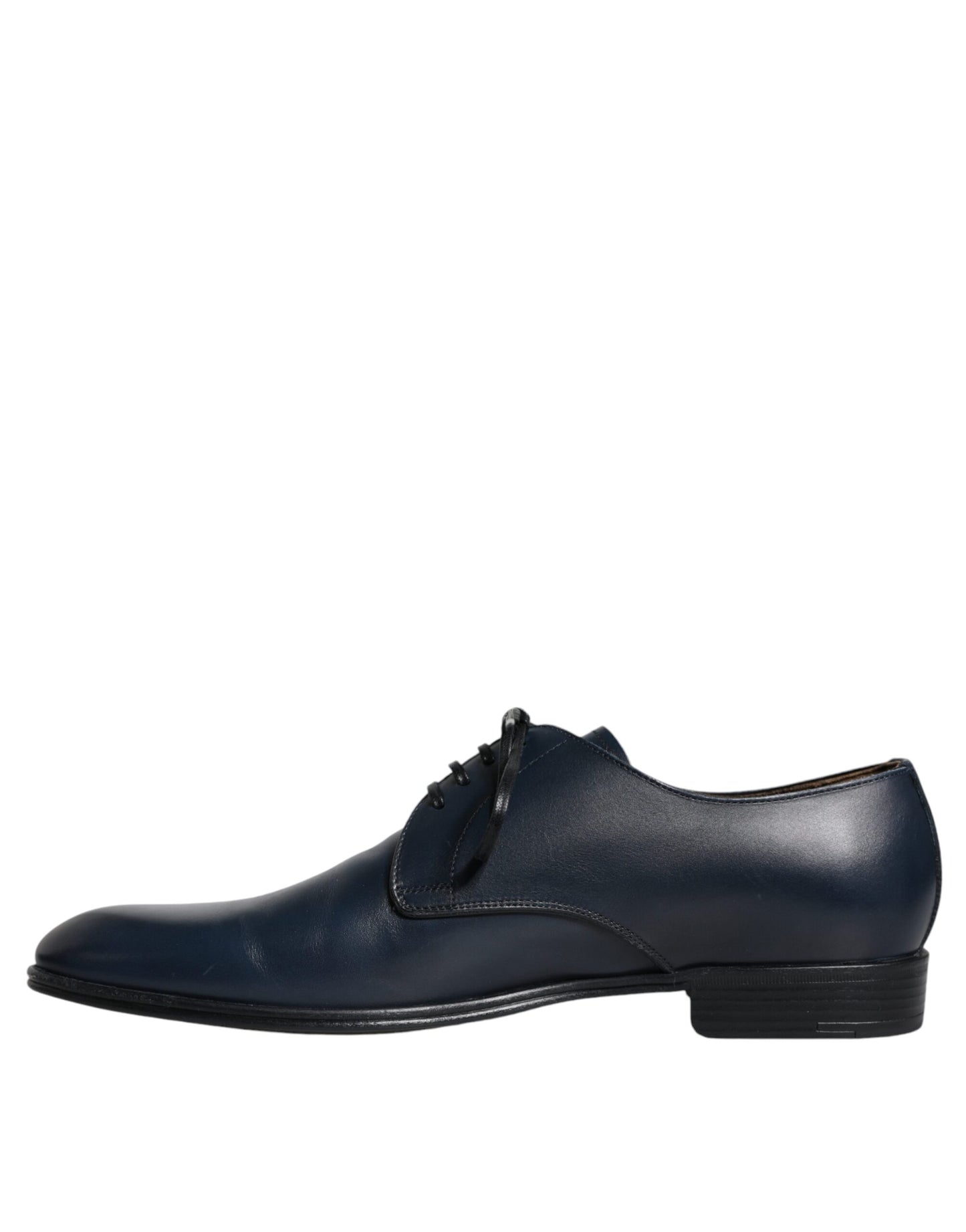 Dolce &amp; Gabbana – Marineblaue Derby-Schuhe aus Leder für formelle Anlässe