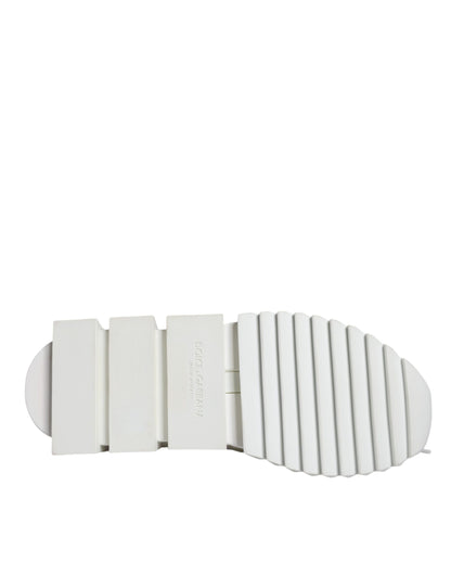 Dolce &amp; Gabbana Sorrento Trekking-Sneakers aus weißem Mesh