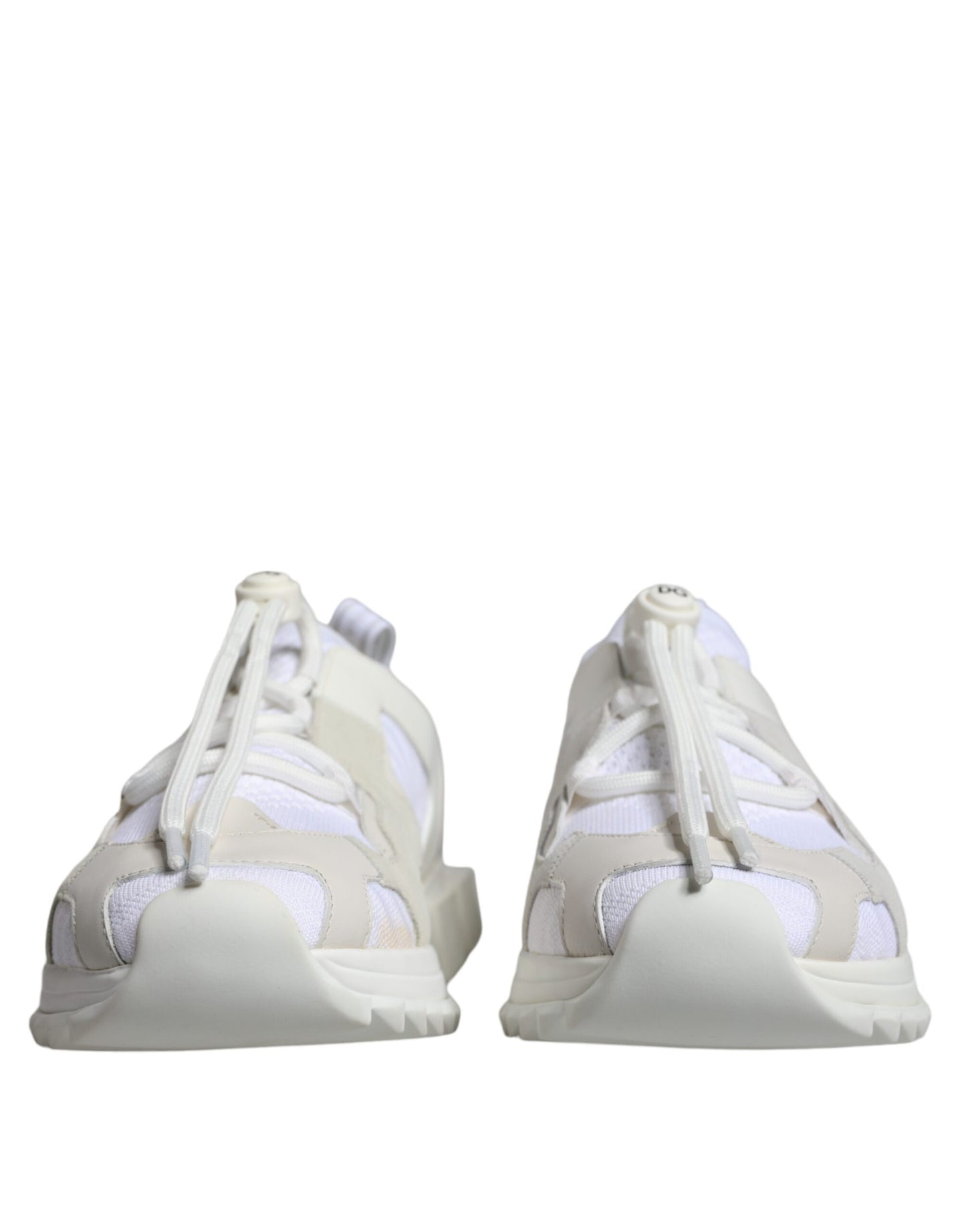 Dolce &amp; Gabbana Sorrento Trekking-Sneakers aus weißem Mesh