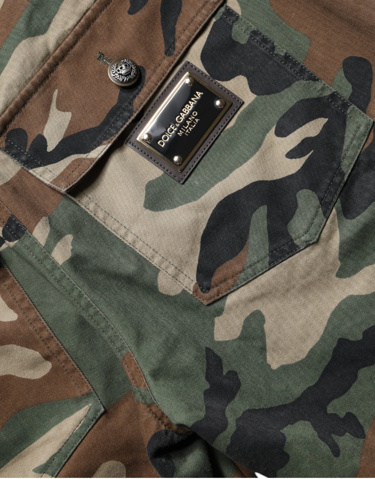 Dolce &amp; Gabbana – Mehrfarbige Cargohose mit Camouflage-Muster