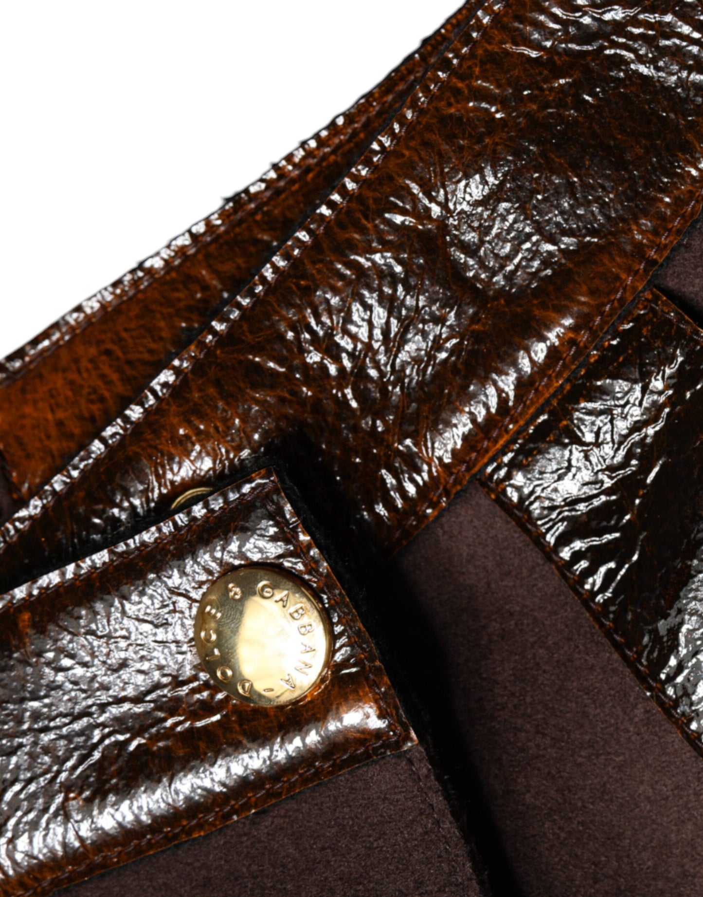 Dolce &amp; Gabbana – Brauner A-Linien-Minirock aus Schurwolle mit mittlerer Taille