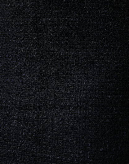 Dolce &amp; Gabbana – Schwarzer Midirock aus Schurwolle im Bleistiftschnitt