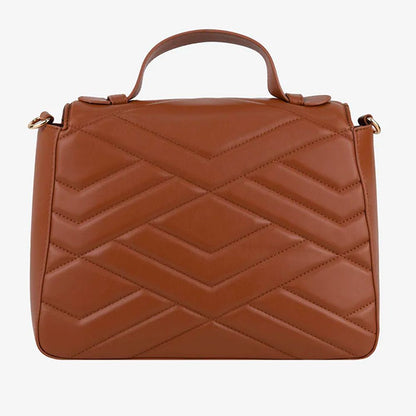 CRISTINAEFFE Braune Umhängetasche aus Kunstleder für Damen