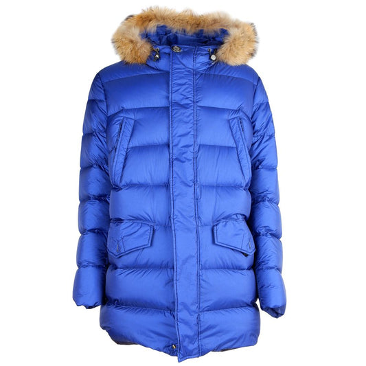Blaue Nylonjacke für Herren hinzufügen