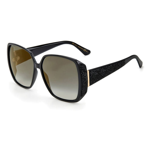 Jimmy Choo Schwarze Kunststoff-Sonnenbrille