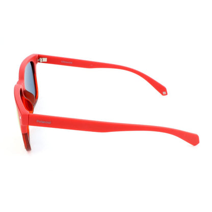 Polaroid – Rote Polycarbonat-Sonnenbrille