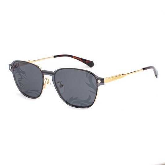 Polaroid Sonnenbrille aus goldenem Metall