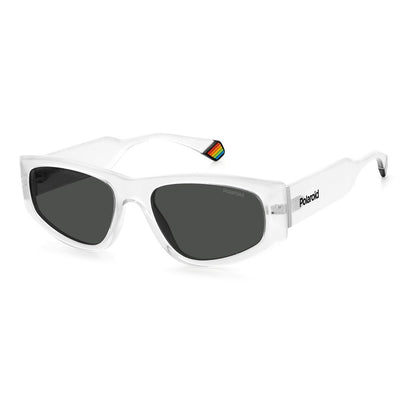 Polaroid Sonnenbrille aus transparentem Kunststoff