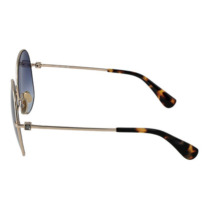 Max Mara Sonnenbrille aus goldfarbenem Metall