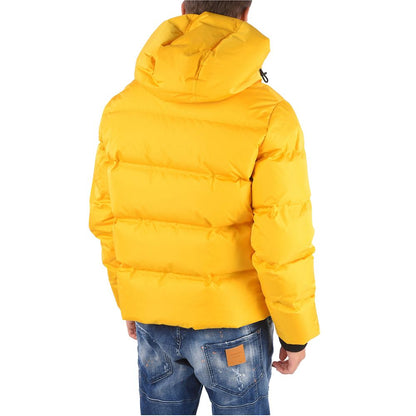 Dsquared² Gelbe Nylon-Daunenjacke für Herren