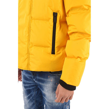 Dsquared² Gelbe Nylon-Daunenjacke für Herren