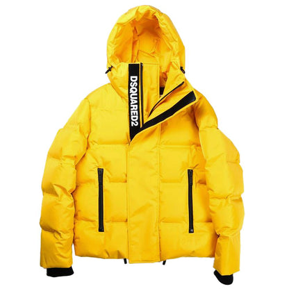 Dsquared² Gelbe Nylon-Daunenjacke für Herren