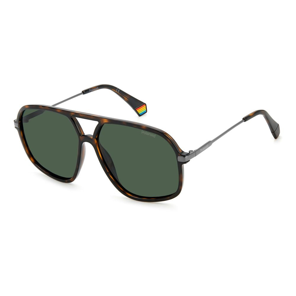 Polaroid Sonnenbrille aus braunem Kunststoff