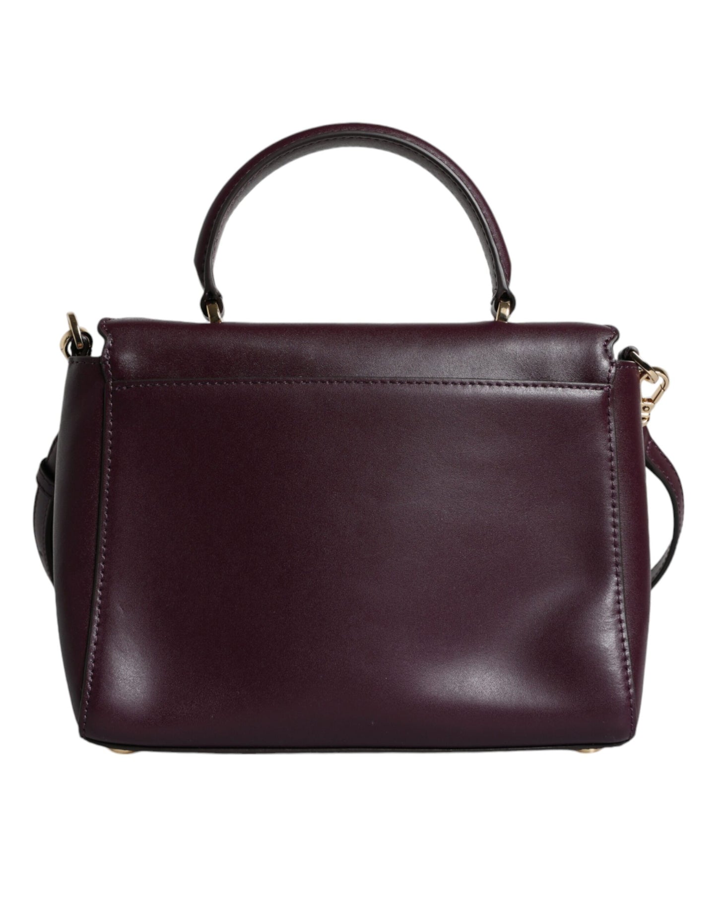 Michael Kors – Umhängetasche „Mindy“ aus violettem Leder mit Logo-Schild