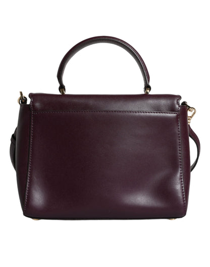 Michael Kors – Umhängetasche „Mindy“ aus violettem Leder mit Logo-Schild