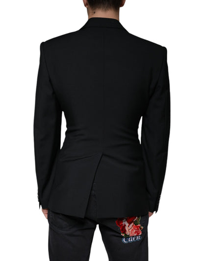 Dolce &amp; Gabbana – Einreihiger Blazer in Schwarz und Weiß