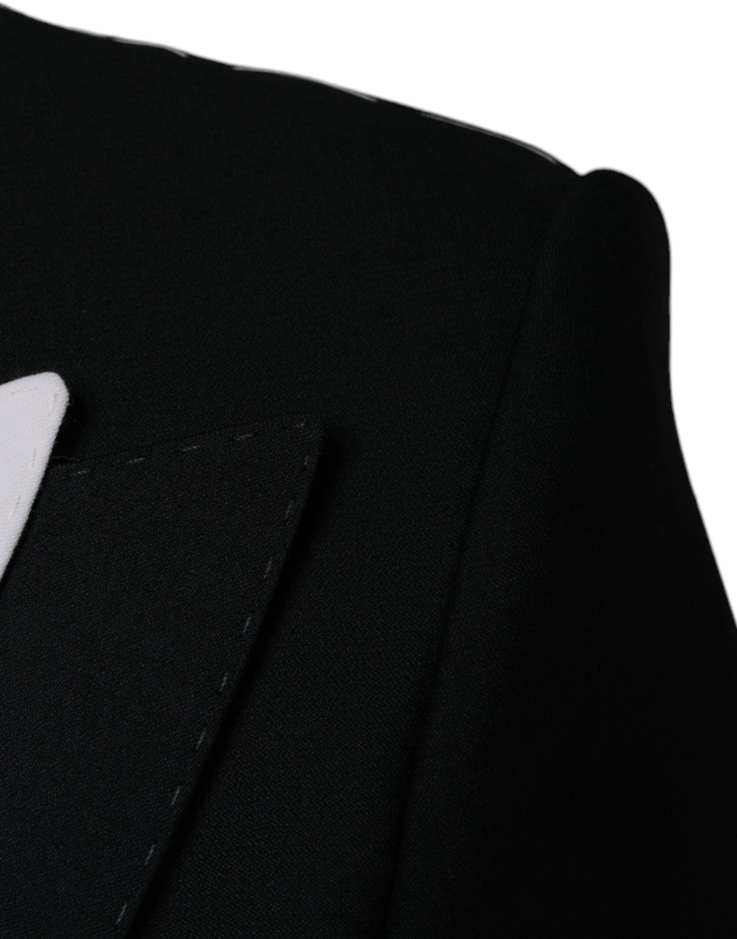 Dolce &amp; Gabbana – Einreihiger Blazer in Schwarz und Weiß