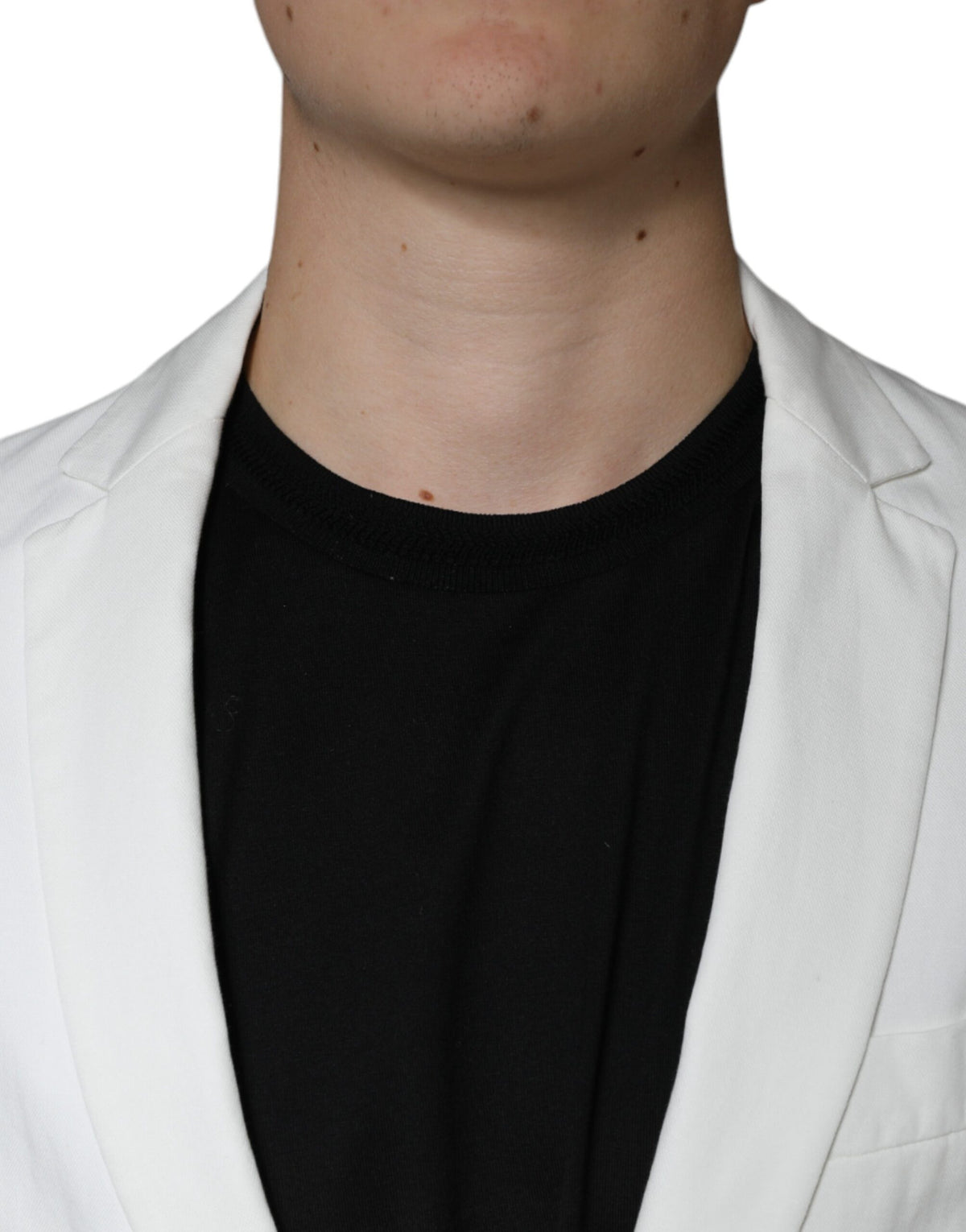 Dondup Weißer Einreihiger Ein-Knopf-Blazer für festliche Anlässe