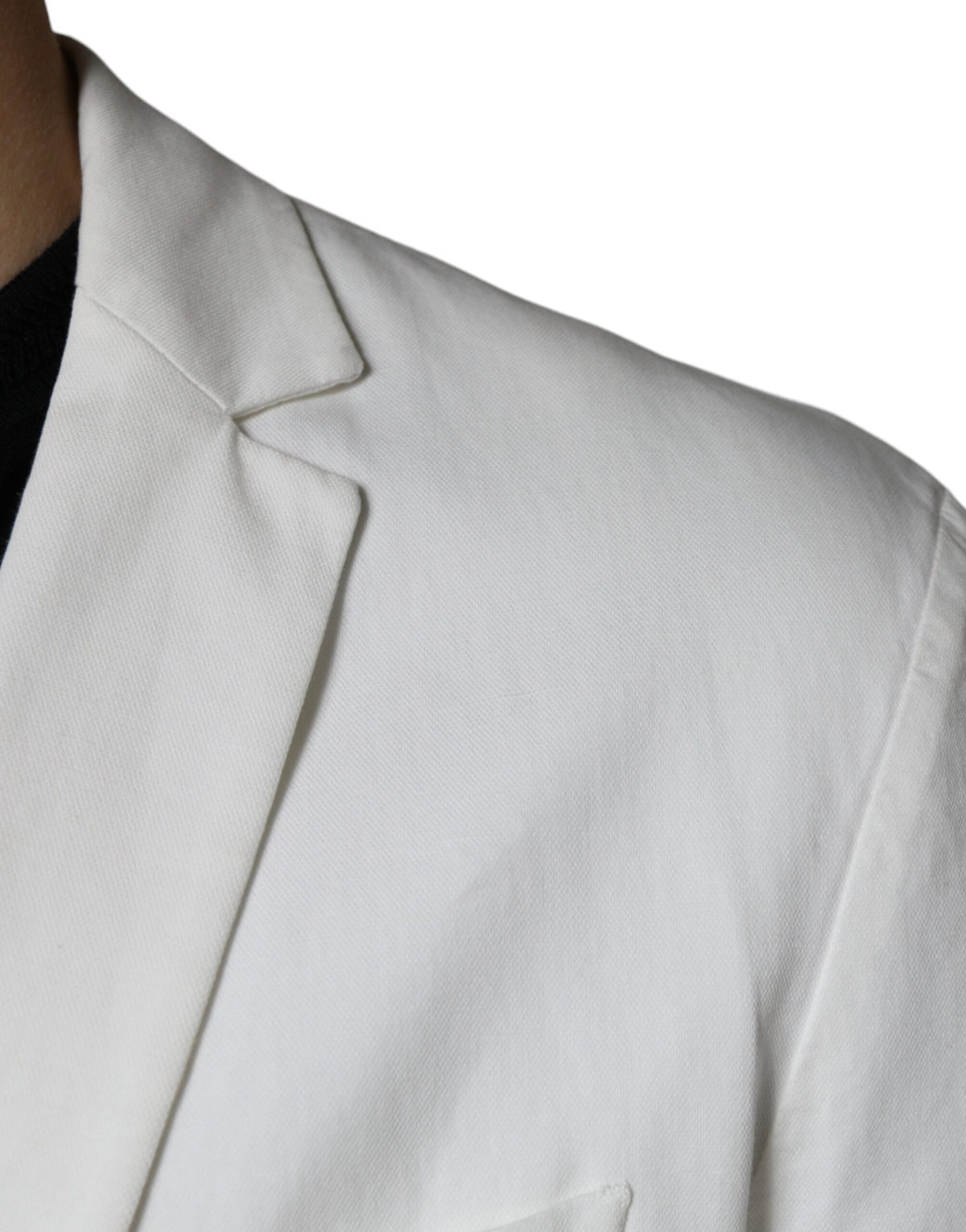 Dondup Weißer Einreihiger Ein-Knopf-Blazer für festliche Anlässe