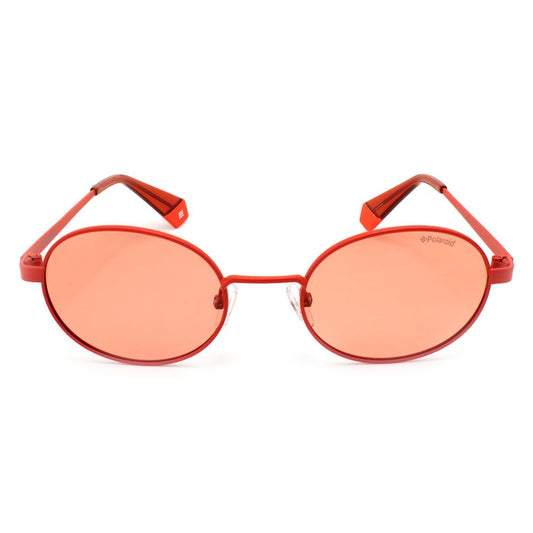 Polaroid Orange Metall-Sonnenbrille