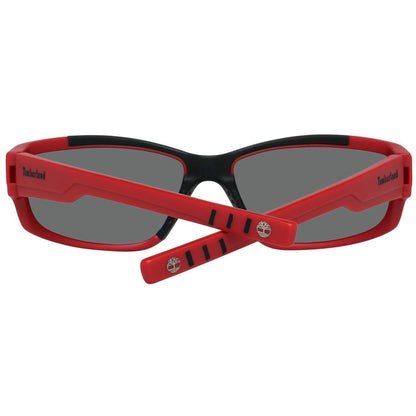 Timberland Sonnenbrille aus rotem Kunststoff
