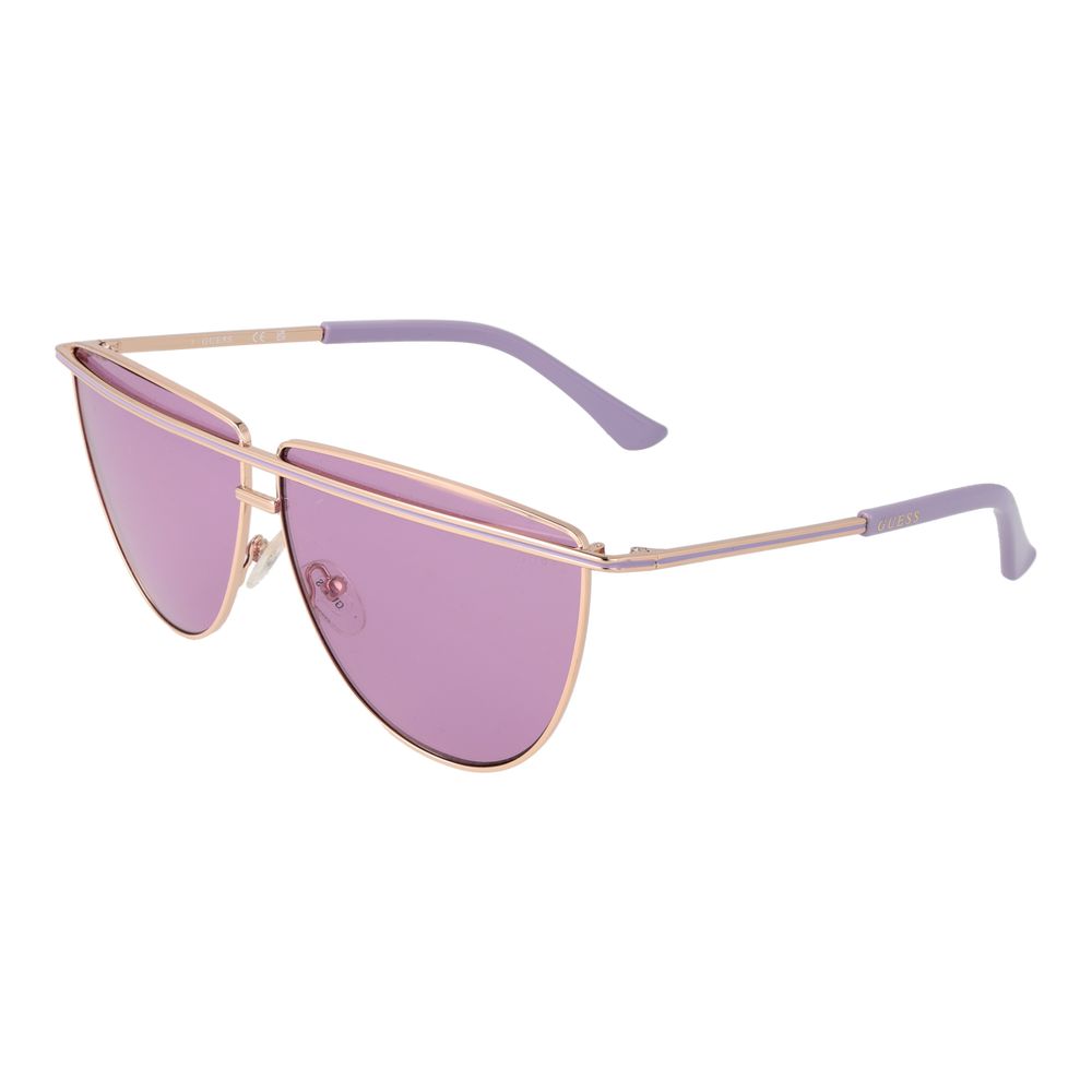 Guess Sonnenbrille aus roségoldfarbenem Metall