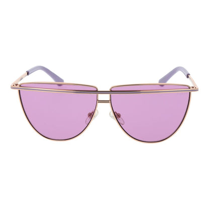 Guess Sonnenbrille aus roségoldfarbenem Metall
