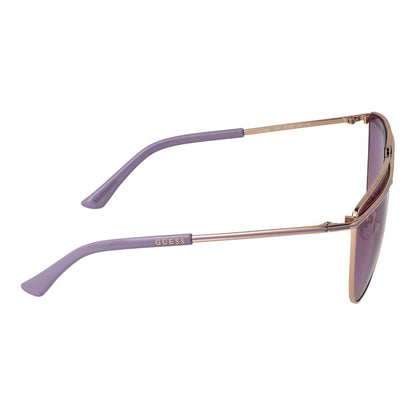 Guess Sonnenbrille aus roségoldfarbenem Metall
