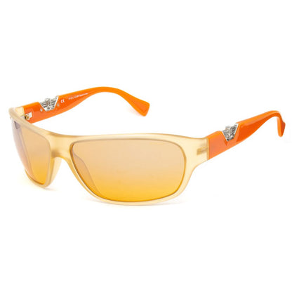 Police – Orangefarbene Sonnenbrille mit Spritzguss