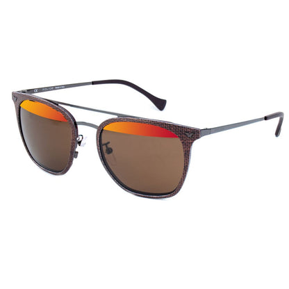 Police Sonnenbrille aus braunem Metall