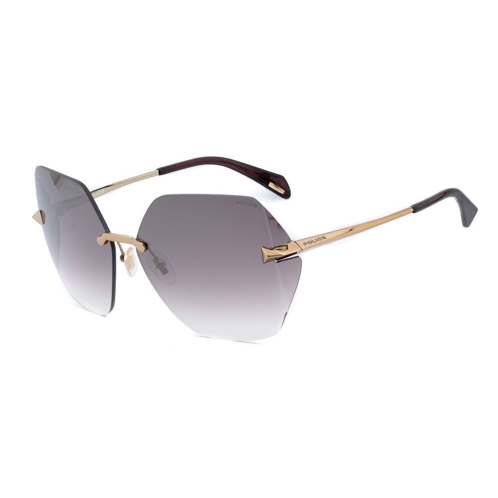 Police Sonnenbrille aus goldenem Metall