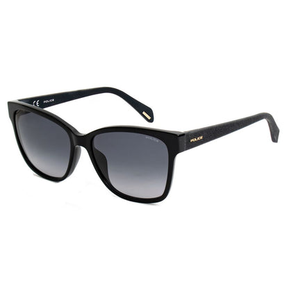 Police – Schwarze Acetat-Sonnenbrille