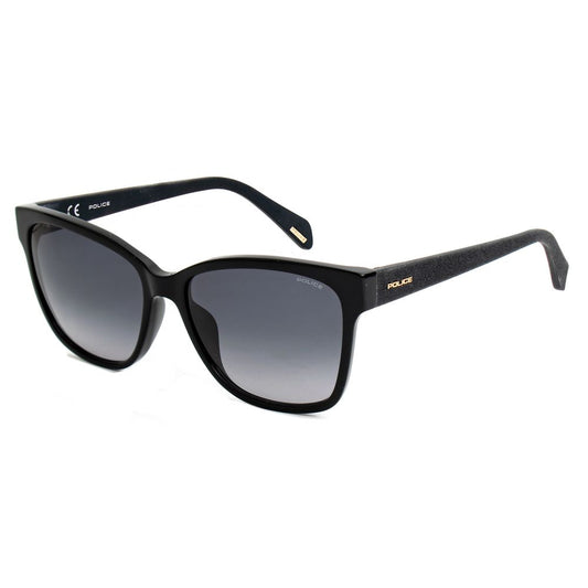 Police – Schwarze Acetat-Sonnenbrille