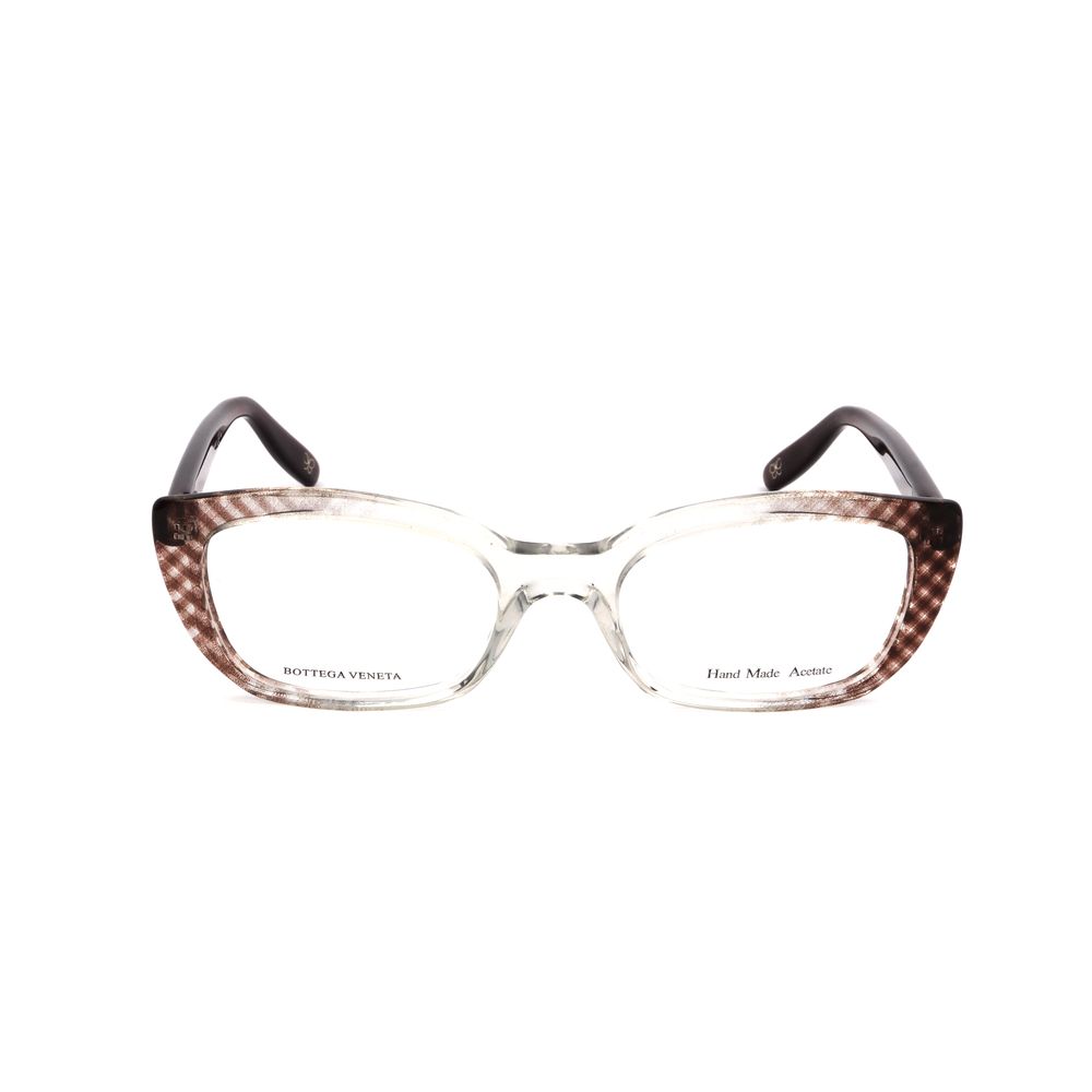 Bottega Veneta Burgunderfarbene Acetat-Brille (Gestell)