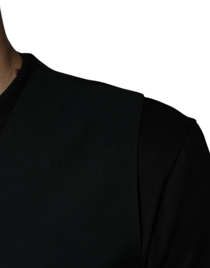 Dolce &amp; Gabbana Schwarze Weste aus Wolle für formelle Anlässe für Herren