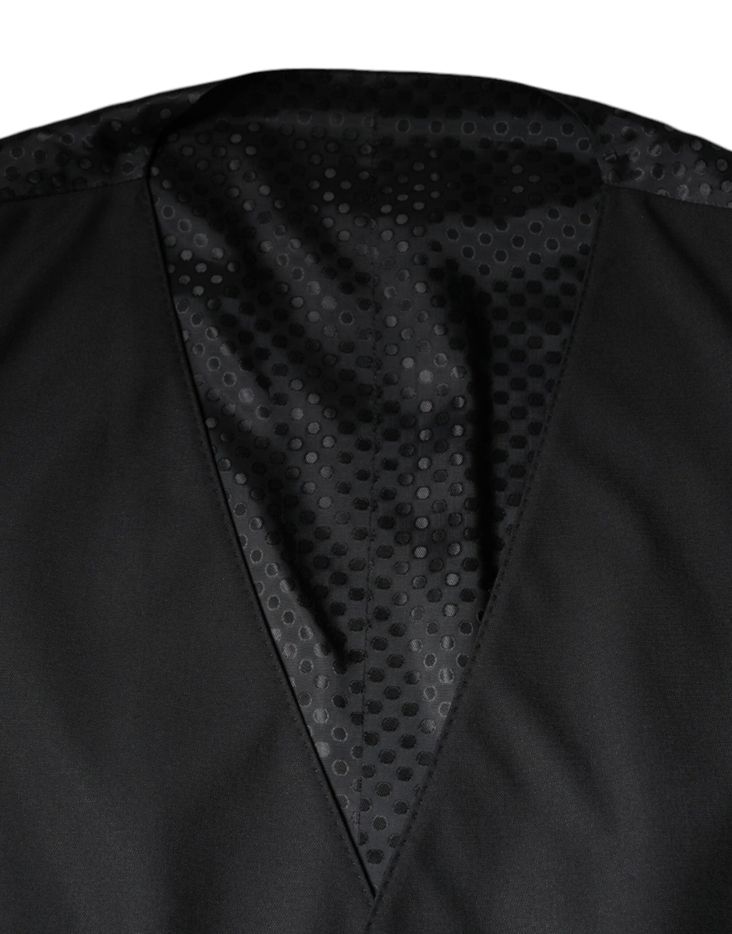 Dolce &amp; Gabbana Schwarze Wollweste, formelle Weste