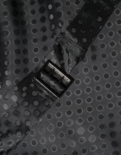 Dolce &amp; Gabbana Schwarze Wollweste, formelle Weste