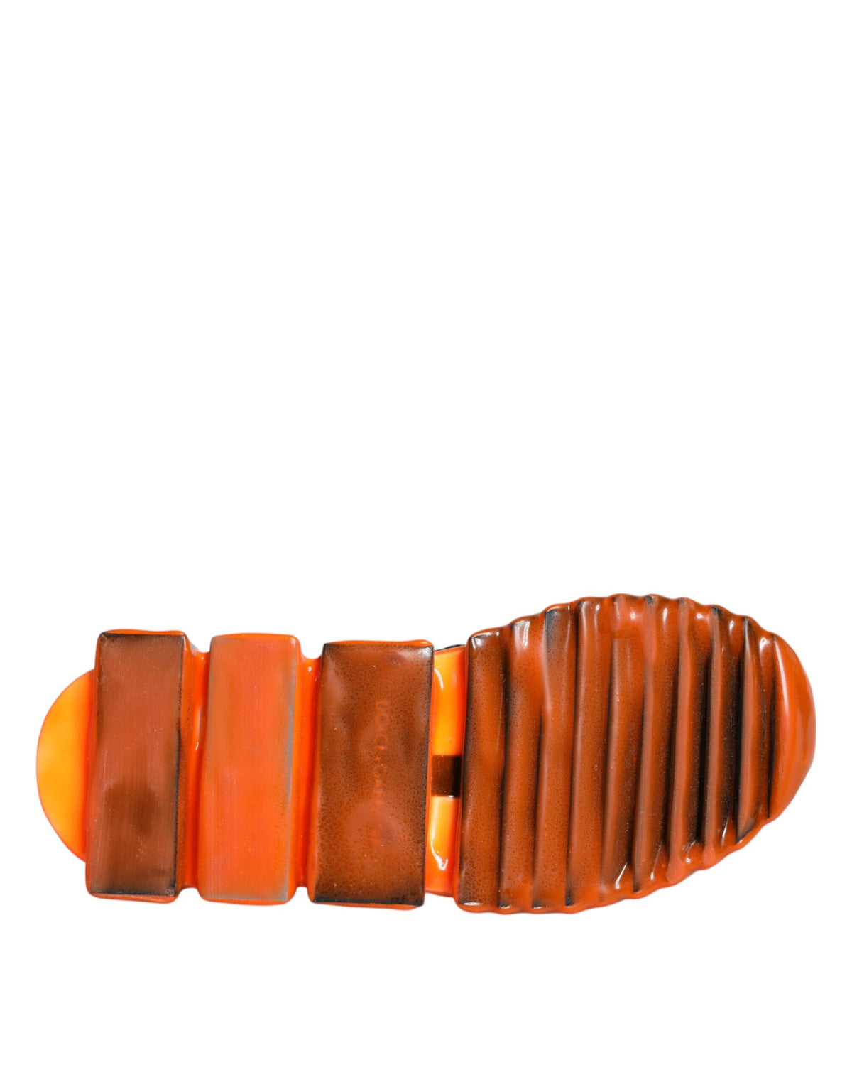 Dolce &amp; Gabbana Sorrento Slip-On Sneakers in Schwarz und Orange