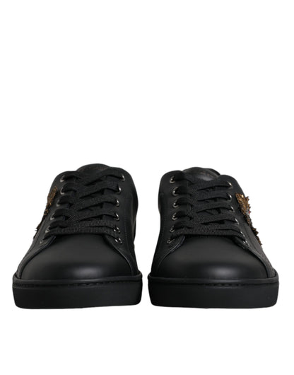 Dolce &amp; Gabbana London Sacred Heart Herren Sneakers Schwarz