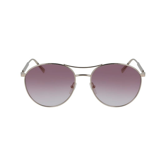 Longchamp Sonnenbrille aus gelbem Metall